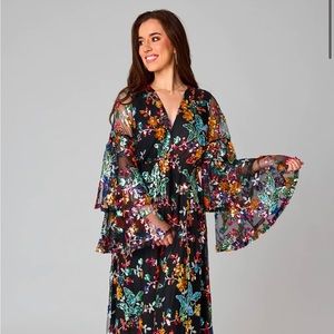 NWT Buddy Love sequined maxi dress small